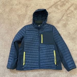 SKECHERS Men XL Hooded Winter Hybrid Jacket